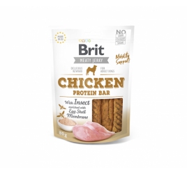Brit Jerky Chicken Protein Bar skanėstas 12x80g