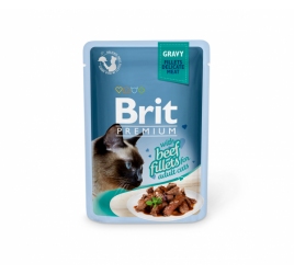 Brit Premium Delicate Fillets in Gravy with Beef 24x85g