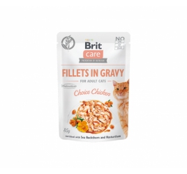 Brit Care Fillets in Gravy Choice Chicken 24x85g